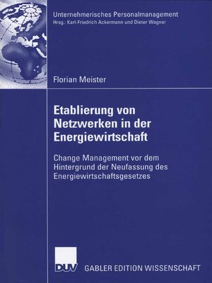 cover image of Etablierung von Netzwerken in der Energiewirtschaft